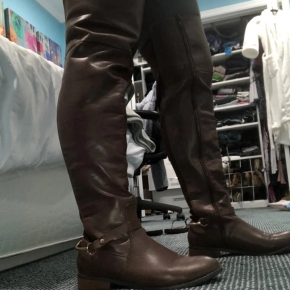 DSW Shoes Brown Knee High Boots Poshmark